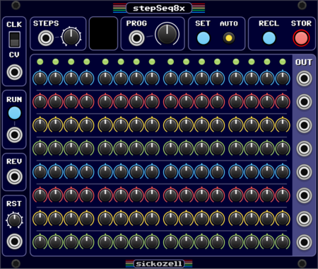 Sickozell stepSeq8x
